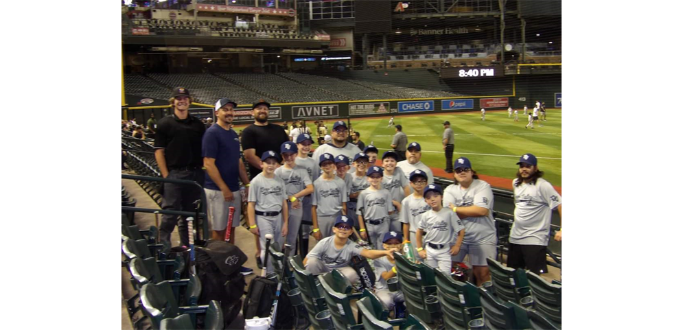 2023 TOPs team playing on Chase Field!